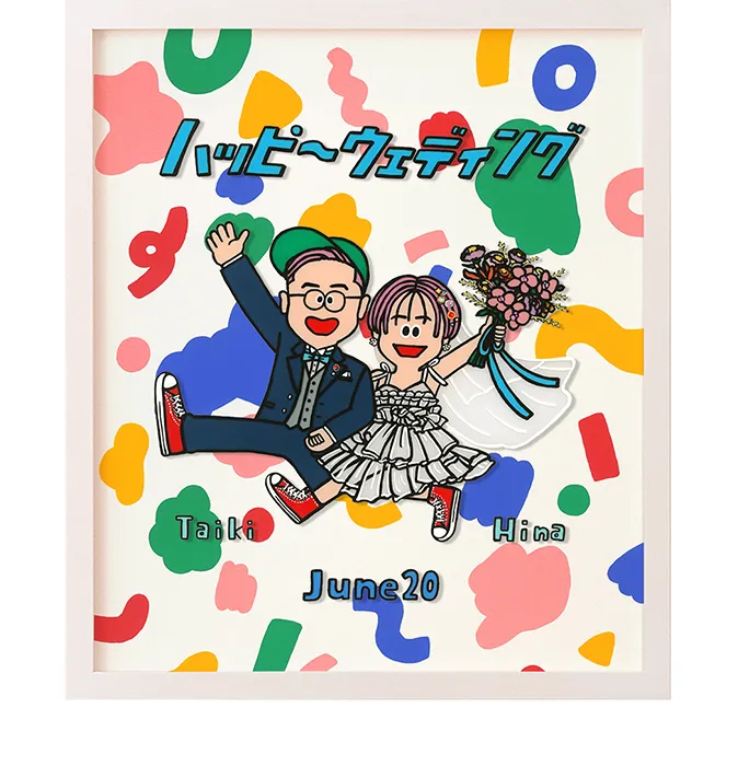 似顔絵作家：ぐりこ|似顔絵ウェルカムボードのWORLD1（ワールドワン）