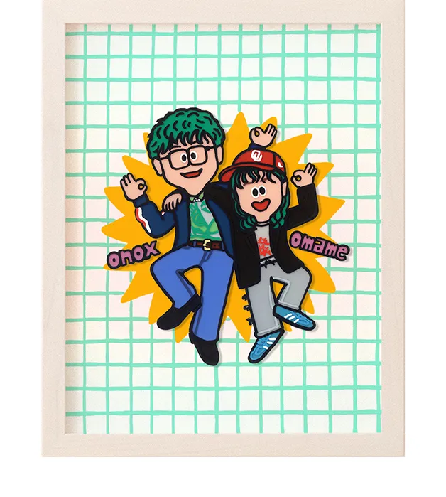 似顔絵作家：ぐりこ|似顔絵ウェルカムボードのWORLD1（ワールドワン）