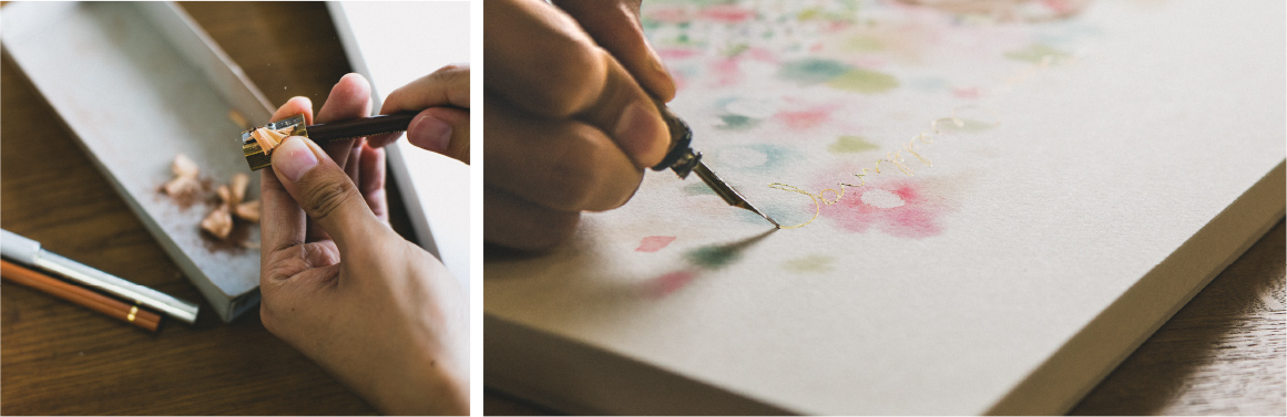 作家「フジエシュンスケ」の似顔絵