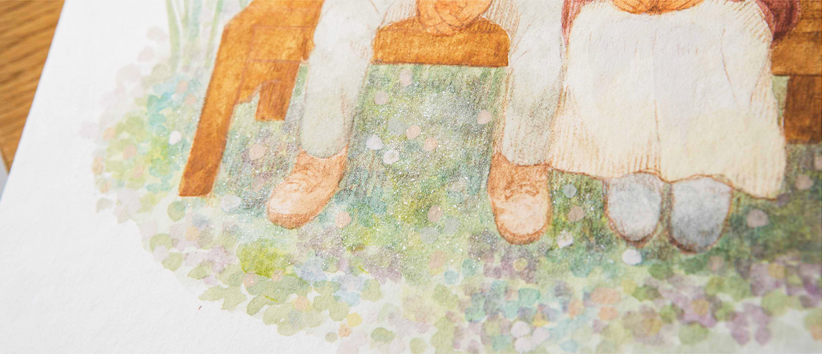 作家「彩 haconiwa」の似顔絵