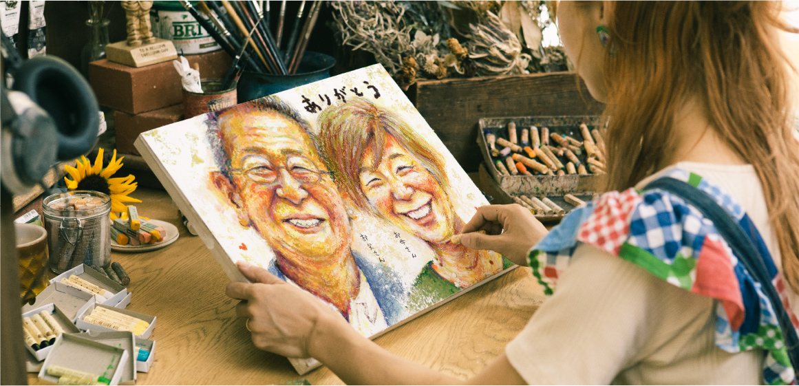 作家「Saeko」の似顔絵