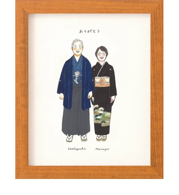 似顔絵作家：るつ|似顔絵ウェルカムボードのWORLD1（ワールドワン）