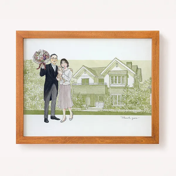 作家「nokami」の繋がる似顔絵