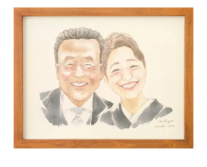 似顔絵作家：フジエシュンスケ凛|似顔絵ウェルカムボードのWORLD1