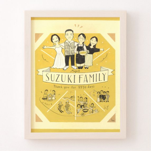 作家「anco ストーリーボード」のご両親贈呈品