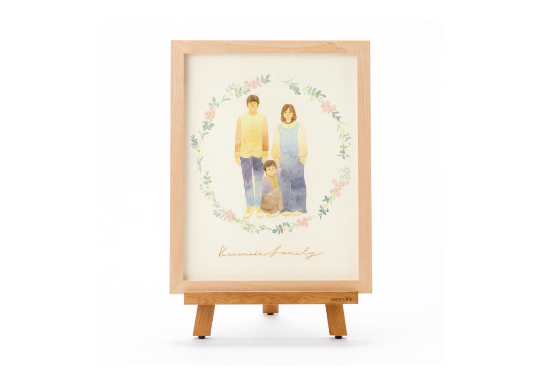 似顔絵作家「はち つむぎ」のおすすめフレーム