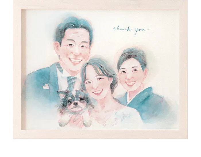 似顔絵作家：haru|似顔絵ウェルカムボードのWORLD1（ワールドワン）