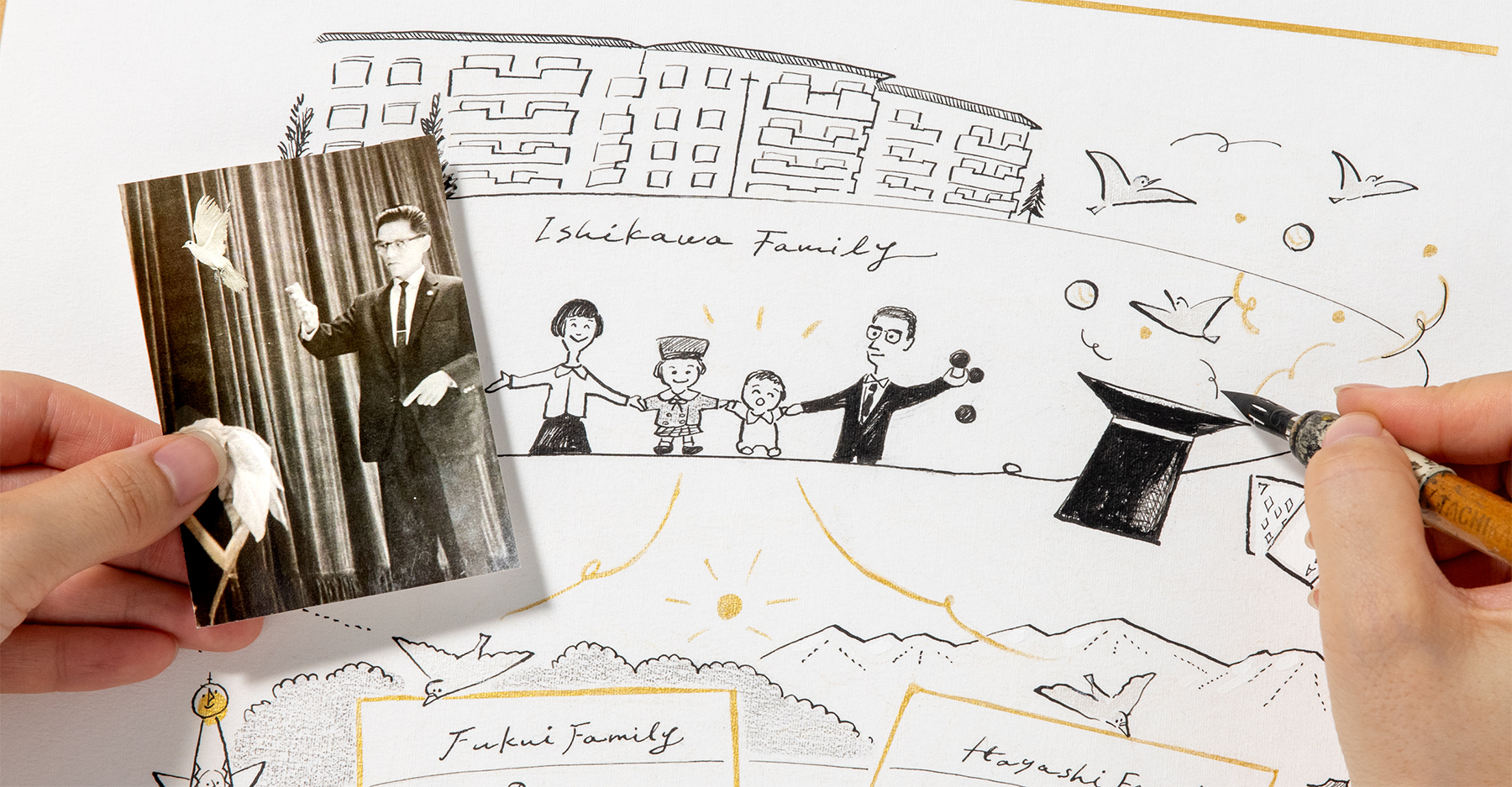 作家「anco エピソードアート」のご長寿祝い