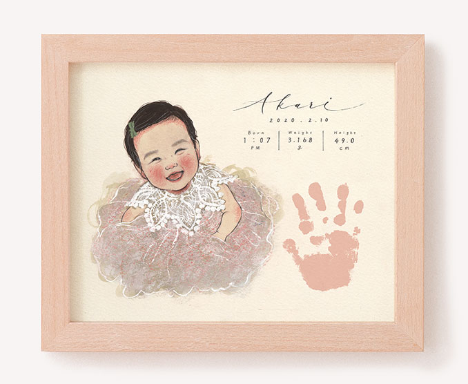 作家「ebisu キロクボード」の似顔絵ウェルカムボード