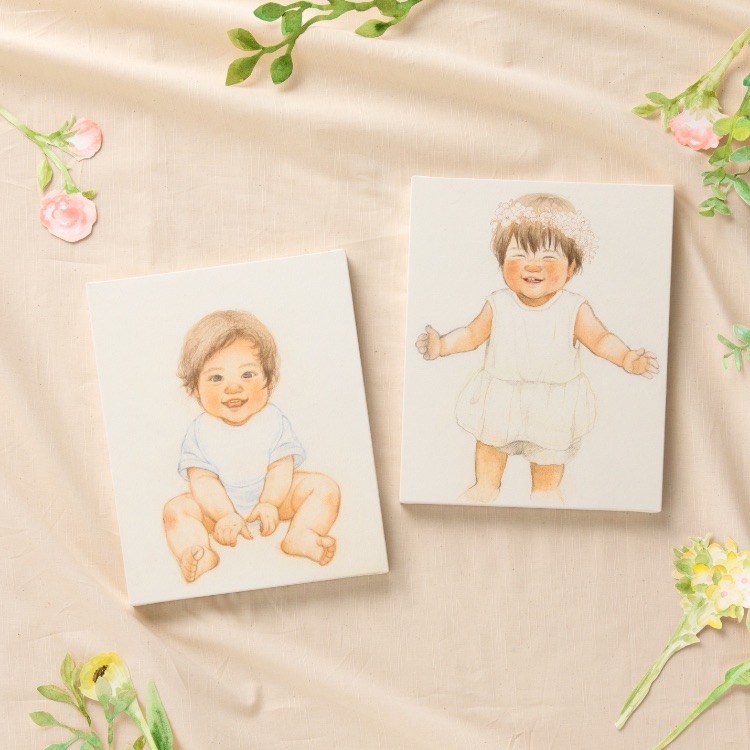 作家彩 babylog｜似顔絵のWORLD1（ワールドワン）