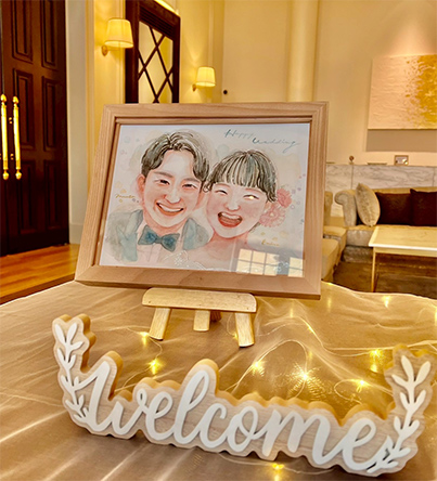 「私たちのあたたかい雰囲気がぴったりだと、たくさん褒めてもらいました！！」 haru