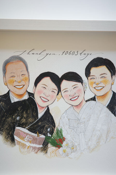 「似顔絵がそっくりでびっくりしました！」 ebisu