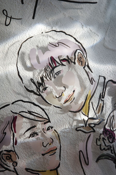 「ebisuさんの温かい人柄を加えて、とても素敵な似顔絵に感動しております！！」 