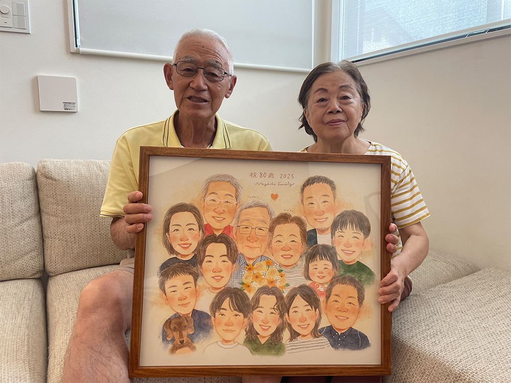 「非常に喜んでくれました。」 なぎさ