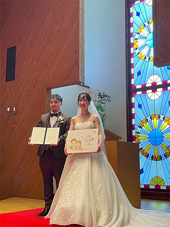 「一生に残る記念となりました。」 まあこ