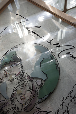 「素敵な作品を描いていただき、改めて感謝申し上げます」 ebisu