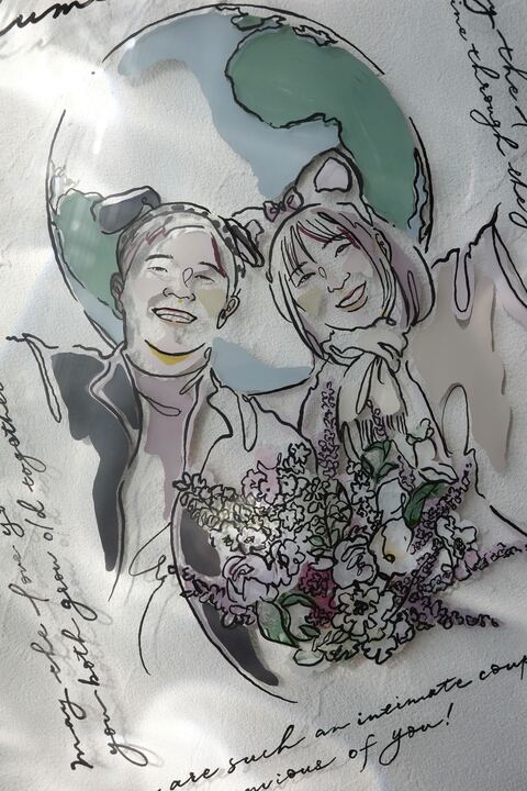 「素敵な作品を描いていただき、改めて感謝申し上げます」 ebisu