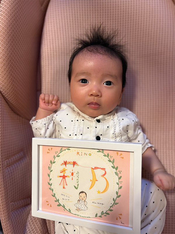 「とっても可愛い絵で、娘にもよく似ており、家族一同とても喜んでおります。」 