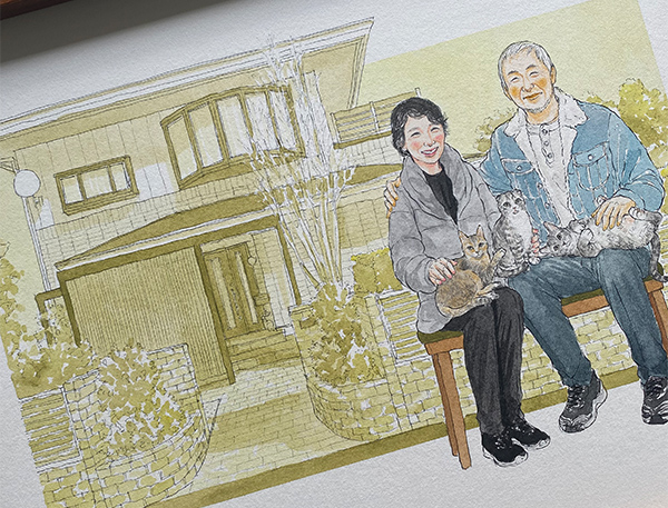 父母共にとても感動しており、記念に残るプレゼントとなりました。
本当にありがとうございました！
（特に今は亡きミーとクーに感動しておりました）