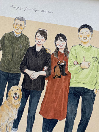 「想像を超えるほどの素敵な似顔絵」 まあこ nokami