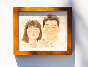 とってもとっても素敵な絵を本当にありがとうございました！！
開けた瞬間、思わず