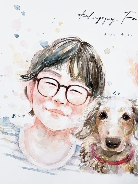 「絵をみて、くぅを思い夫婦で涙しました」 haru