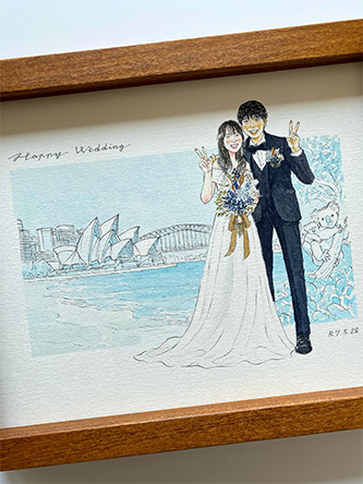 「思い出と一緒にこの絵もずっと大切にしていきたいとおもいます」 nokami