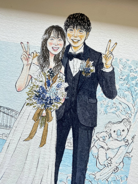 「思い出と一緒にこの絵もずっと大切にしていきたいとおもいます」 nokami