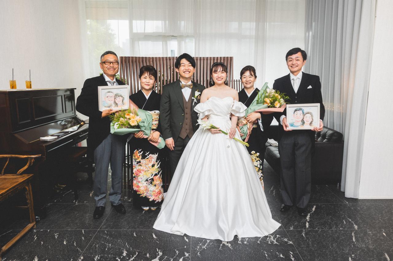 「本当に素敵な似顔絵をありがとうございます」 haru