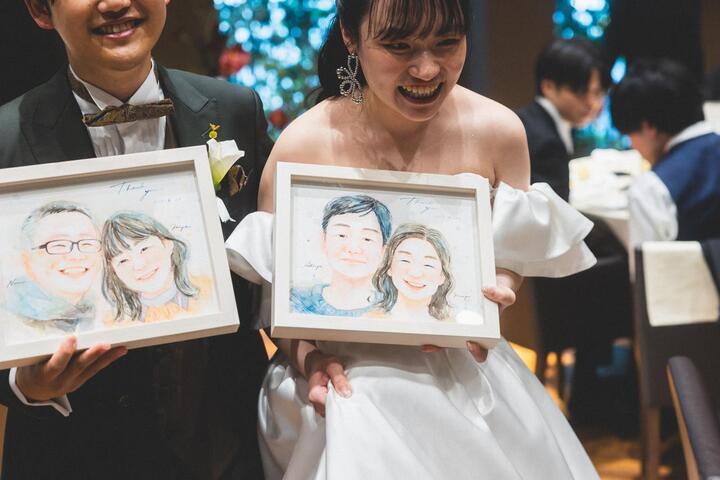 「本当に素敵な似顔絵をありがとうございます」 haru