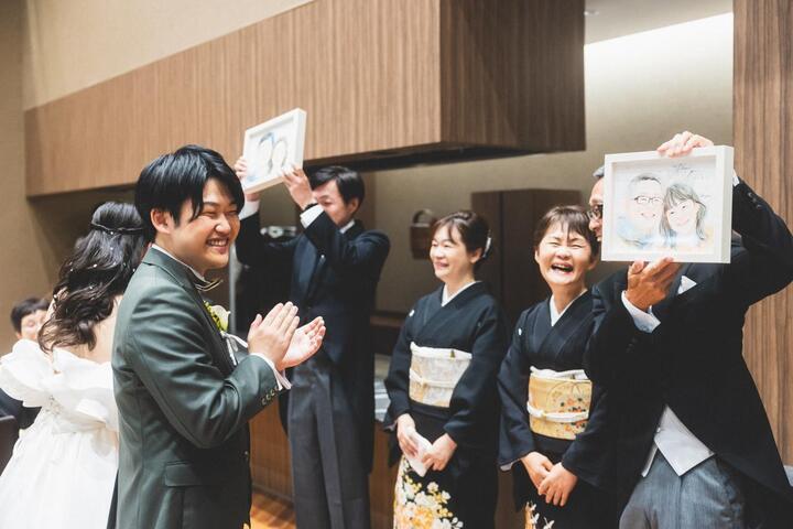 「本当に素敵な似顔絵をありがとうございます」 haru