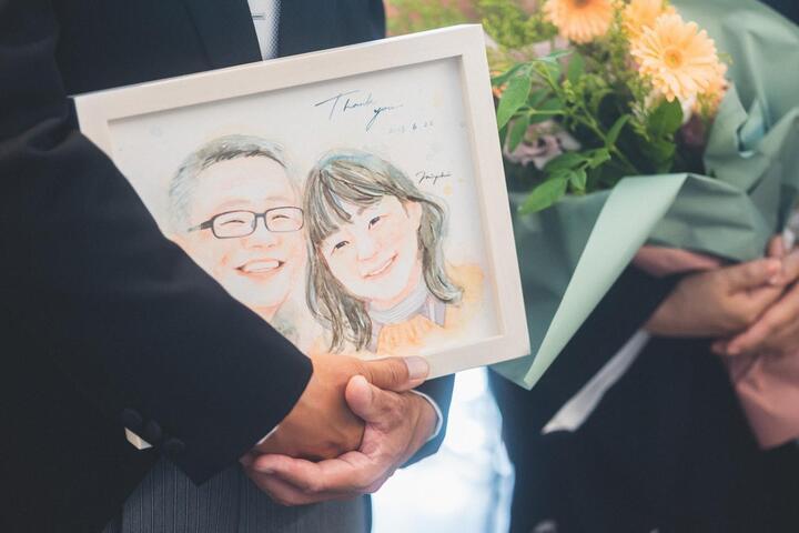 「本当に素敵な似顔絵をありがとうございます」 haru