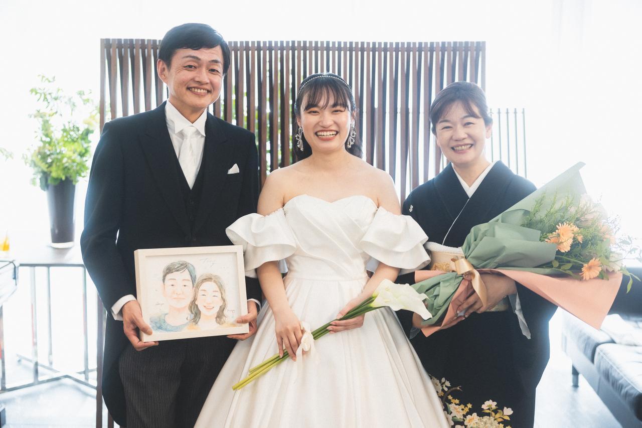 「本当に素敵な似顔絵をありがとうございます」 haru