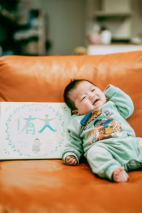 「すごく嬉しかったです。」 anco お名前アート