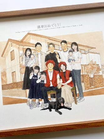 「とても素敵な出来栄えに感動しており、大満足です」 nokami