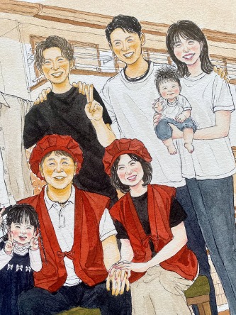 「とても素敵な出来栄えに感動しており、大満足です」 nokami