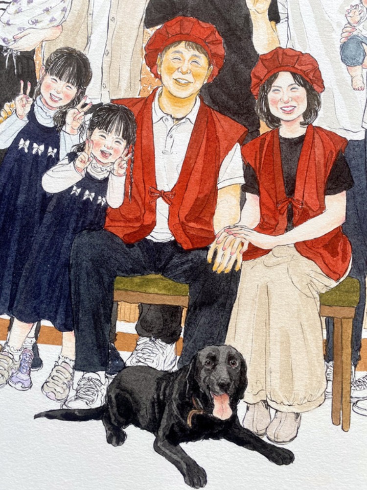 素敵な似顔絵ありがとうございます|お客様の声|似顔絵ウェルカムボード