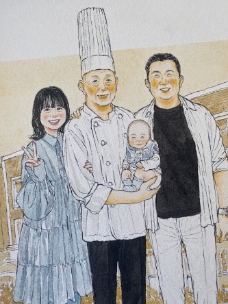 「素敵な似顔絵ありがとうございます」 nokami