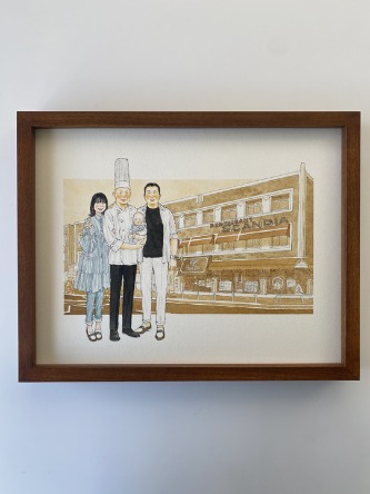 「素敵な似顔絵ありがとうございます」 nokami