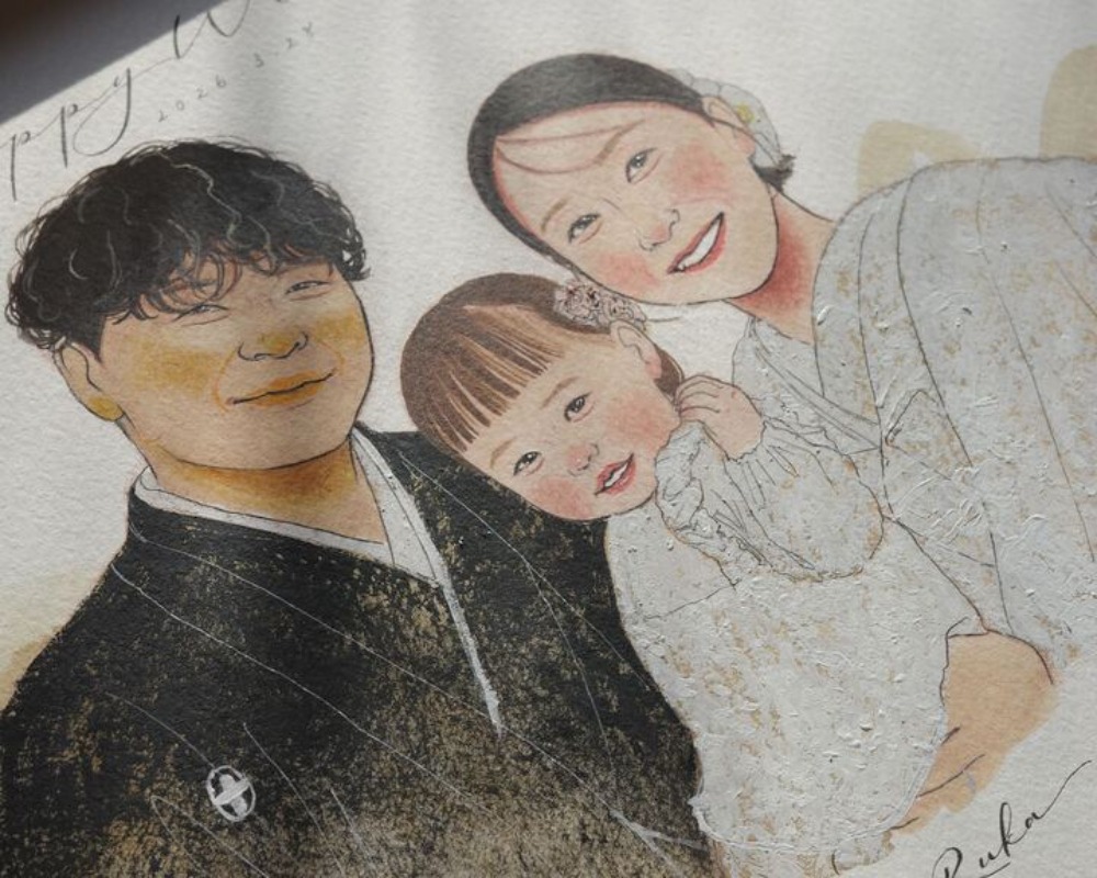 柔らかいタッチで、見ていると思わず微笑んでしまう、ぬくもりのある
