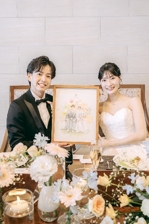 「気持ちを汲み取っていただき、絵に込めてくれたことが絵を見てわかりました。」 彩 haconiwa