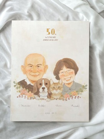 「本人によく似ていて、両親や家族はとても喜んでいました」 まあこ
