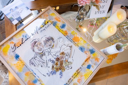 「世界にひとつだけの結婚証明書が完成しました」 ebisu