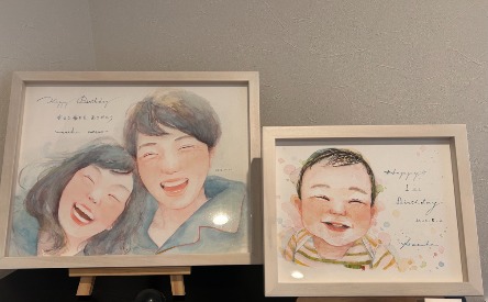 「絵を見た瞬間すごくニコニコしていて、とても優しい空気に包まれていました！」 haru