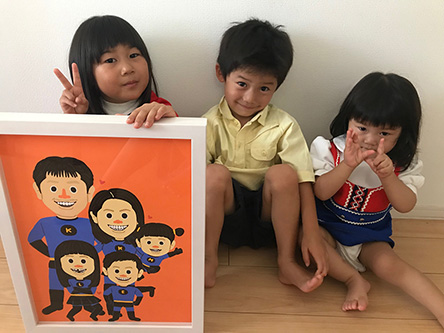 「絆強く仲のいい家族を描いていただき、みんなで喜んでいます！」 ぐりこ TOYシリーズ