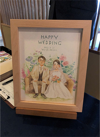 「大切な妹の結婚式に彩りを添えてくださり、本当にありがとうございました。」 彩 haconiwa