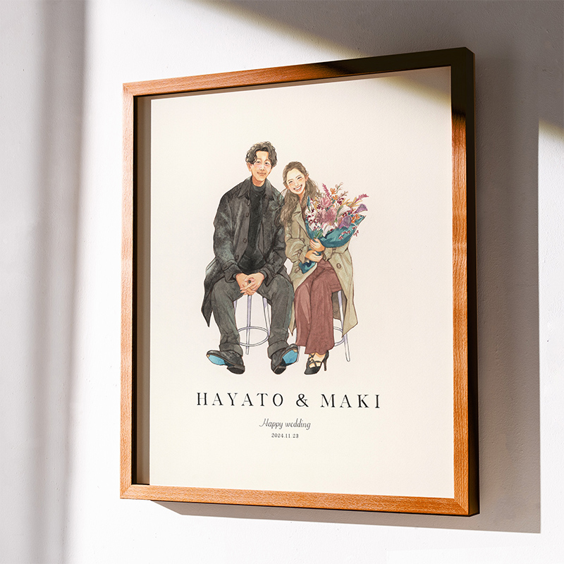 似顔絵ウェルカムボード