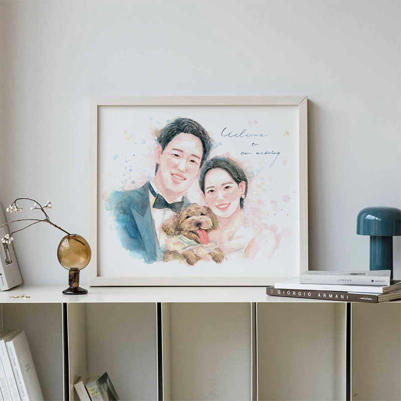 haru似顔絵 愛犬