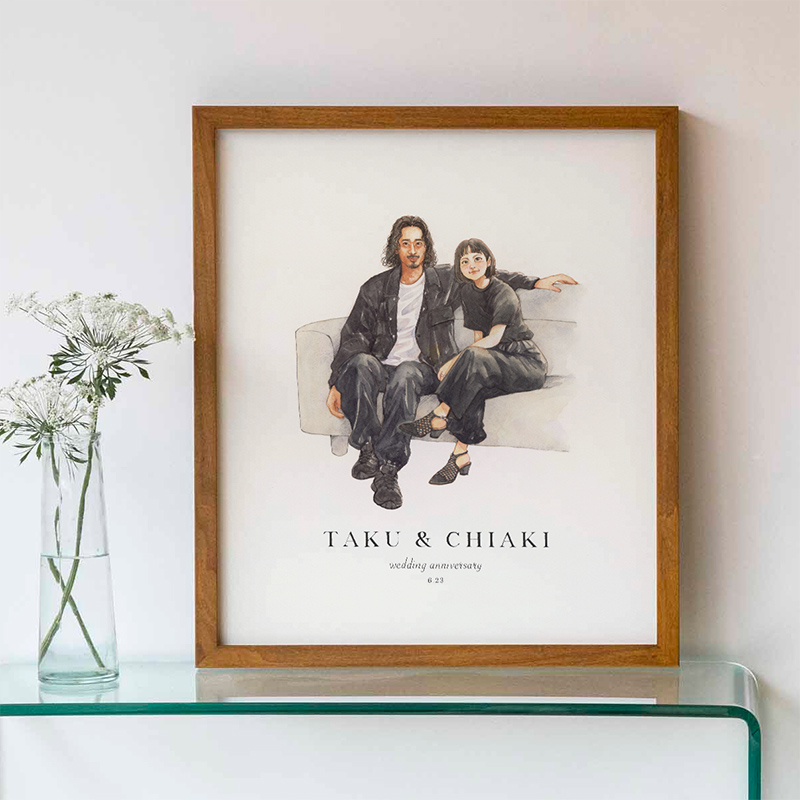 フジエシュンスケ 似顔絵 インテリア