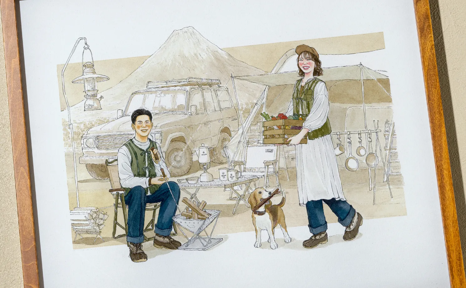 作家「nokami」のプロポーズ似顔絵